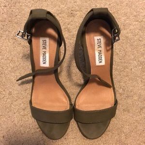 Steve Madden Garcia Olive Heel Sz 6